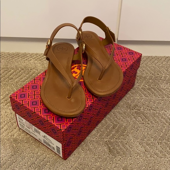 Tory Burch Shoes - Tory Burch Minnie Travel Sandal Royal Tan